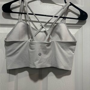 lululemon athletica Light Gray Sports Bra